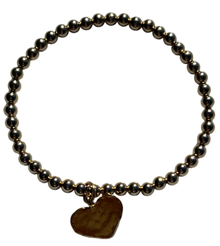 4mm Gold Filled Stretch Bracelet