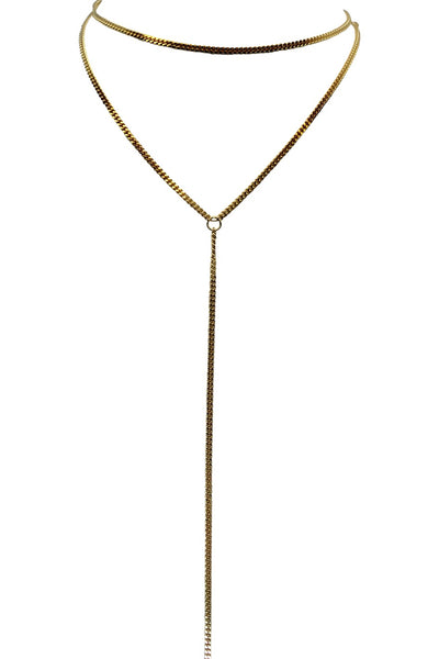Thick  Chain Lariat